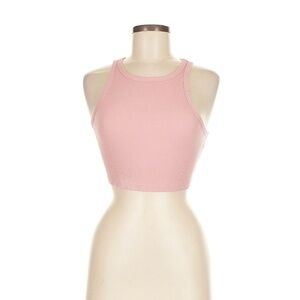 Wild Fable Pink Ribbed Crop Top